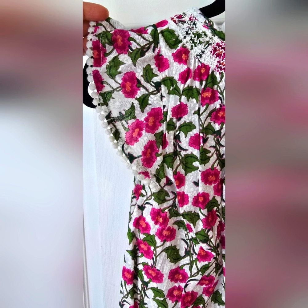 Roller Rabbit Floral Dress Girls Size 12 - Picture 6 of 16